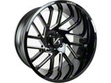 Arkon Off-Road Mandela Gloss Black Milled 6-Lug Wheel; 20x12; -51mm Offset (19-26 Sierra 1500)