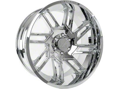 Arkon Off-Road DaVinci Chrome 8-Lug Wheel; Left Directional; 22x12; -51mm Offset (07-10 Sierra 2500 HD)