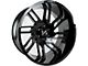 Arkon Off-Road DaVinci Gloss Black 8-Lug Wheel; Right Directional; 20x10; -25mm Offset (20-24 Sierra 2500 HD)