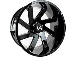Arkon Off-Road Lincoln Gloss Black Milled 8-Lug Wheel; Right Directional; 20x10; -25mm Offset (07-10 Sierra 2500 HD)