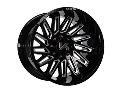 Arkon Off-Road Armstrong Gloss Black Milled 6-Lug Wheel; 26x14; -81mm Offset (19-25 Silverado 1500)