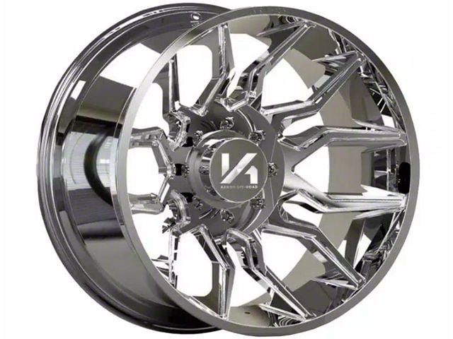 Arkon Off-Road Roosevelt Chrome 6-Lug Wheel; 22x12; -51mm Offset (19-24 Silverado 1500)