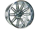 Arkon Off-Road Churchill Chrome 8-Lug Wheel; 22x12; -51mm Offset (20-26 Silverado 3500 HD SRW)
