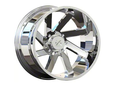 Arkon Off-Road Lincoln Chrome 8-Lug Wheel; Right Directional; 20x12; -51mm Offset (07-10 Silverado 3500 HD SRW)