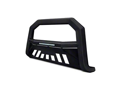 Armordillo AR-T Series Bull Bar with LED Light Bar; Matte Black (15-22 Canyon)