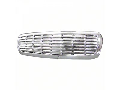 Armordillo Horizontal Style Upper Replacement Grille; Chrome (97-04 Dakota)