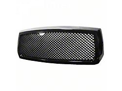 Armordillo Mesh Upper Replacement Grille; Black (05-07 Dakota)