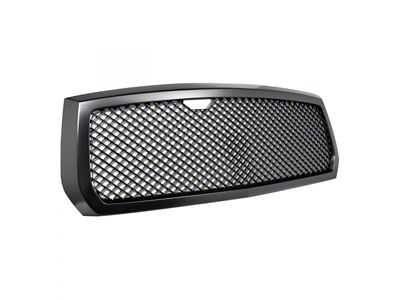 Armordillo Mesh Upper Replacement Grille; Black (05-07 Dakota)