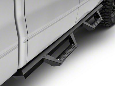 Armordillo AR Drop Side Step Bars; Matte Black (09-14 F-150 SuperCrew)