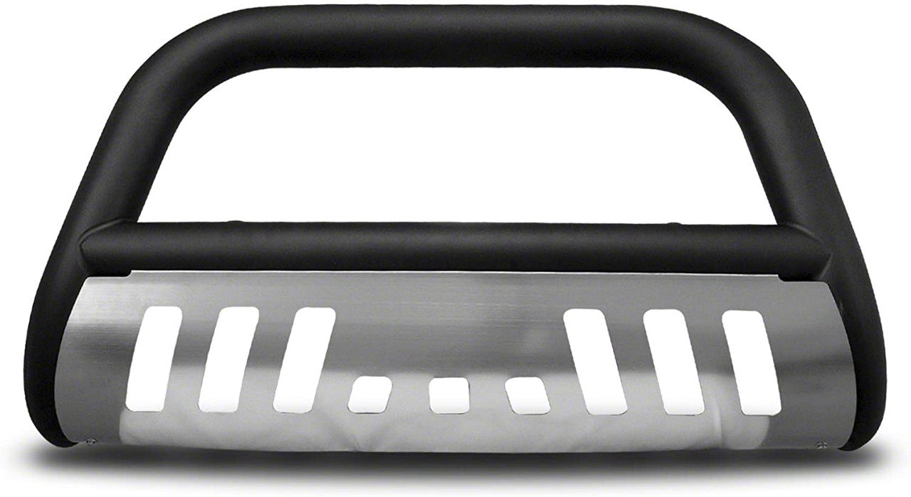 Armordillo Classic Bull Bar with Aluminum Skid Plate; Matte Black (04-24 F-150, Excluding Raptor)