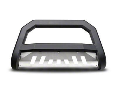 Armordillo AR Series Bull Bar with Aluminum Skid Plate; Matte Black (04-25 F-150, Excluding Raptor)