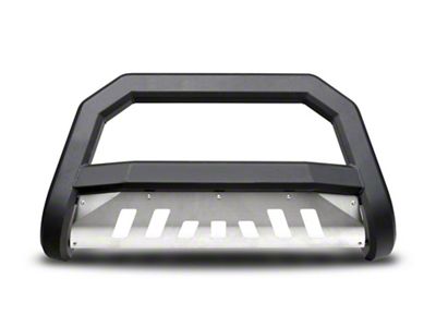 Armordillo AR Series Bull Bar with Aluminum Skid Plate; Matte Black (97-03 F-150)