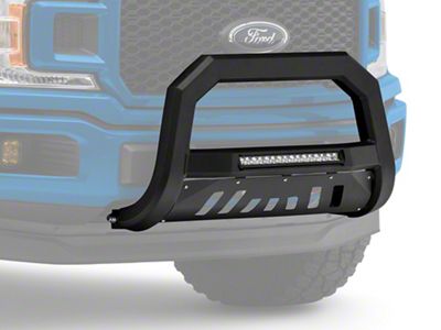 Armordillo AR Series Bull Bar with LED Light Bar; Matte Black (04-25 F-150, Excluding Raptor)