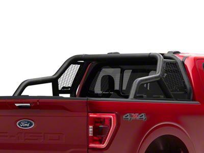 Armordillo CR1 Chase Rack; Matte Black (97-25 F-150 Styleside)