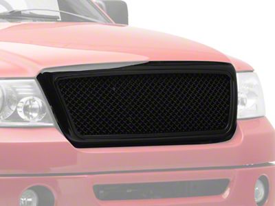 Armordillo Mesh Style Upper Replacement Grille; Gloss Black (04-08 F-150)