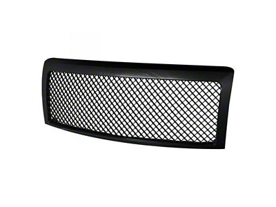 Armordillo Mesh Style Upper Replacement Grille; Gloss Black (09-14 F-150, Excluding Raptor)
