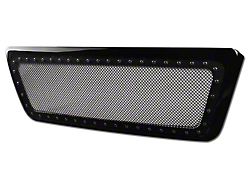 Armordillo Studded Mesh Upper Replacement Grille; Gloss Black (04-08 F-150)