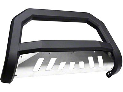 Armordillo AR Series Bull Bar with Aluminum Skid Plate; Matte Black (11-16 F-350 Super Duty)