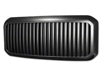 Armordillo Vertical Style Upper Replacement Grille; Gloss Black (11-16 F-350 Super Duty)