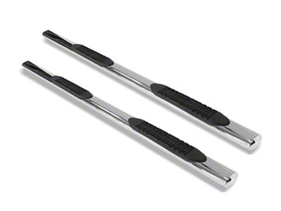 Armordillo 4-Inch Oval Side Step Bars; Polished (02-08 RAM 1500 Regular Cab)