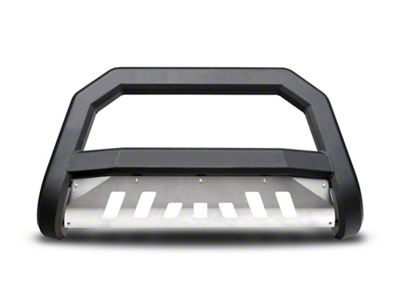 Armordillo AR Series Bull Bar with Aluminum Skid Plate; Matte Black (06-08 RAM 1500)
