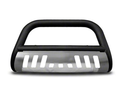 Armordillo Classic Bull Bar with Aluminum Skid Plate; Matte Black (19-24 RAM 1500, Excluding Rebel & TRX)