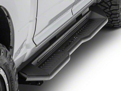 Armordillo FX Running Boards with LED Lights; Matte Black (09-18 RAM 1500 Crew Cab)