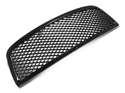 Armor Grille W/Off-Road Lights-Glossy Black For 2009-2012 Dodge Ram 1500