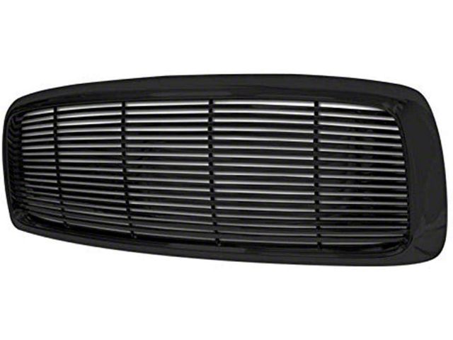 Armordillo Horizontal Style Upper Replacement Grille; Black (02-05 RAM 1500)