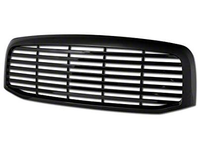 Armordillo Horizontal Style Upper Replacement Grille; Black (06-08 RAM 1500)