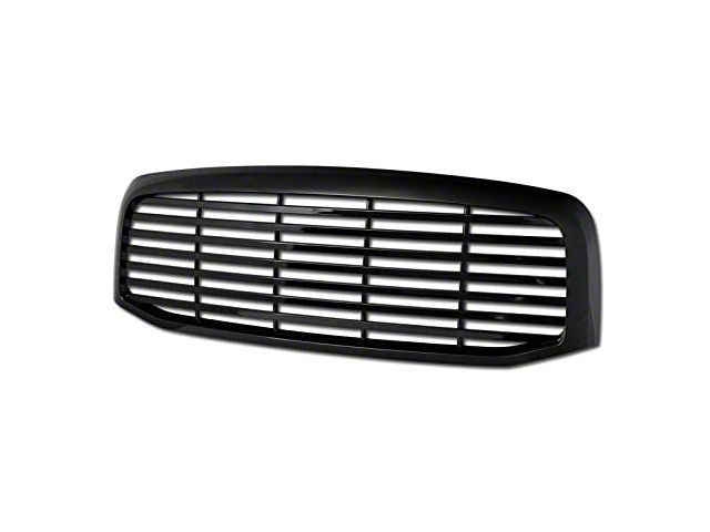 Armordillo Horizontal Style Upper Replacement Grille; Black (06-08 RAM 1500)
