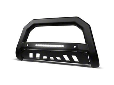 Armordillo AR-T Series Bull Bar with LED Light Bar; Pre-Drilled for Front Parking Sensors; Matte Black (19-24 RAM 2500)