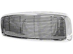 Horizontal Style Upper Replacement Grille; Chrome (03-05 RAM 2500)