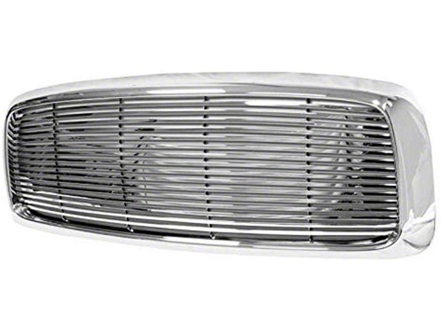 Armordillo Horizontal Style Upper Replacement Grille; Chrome (03-05 RAM 2500)