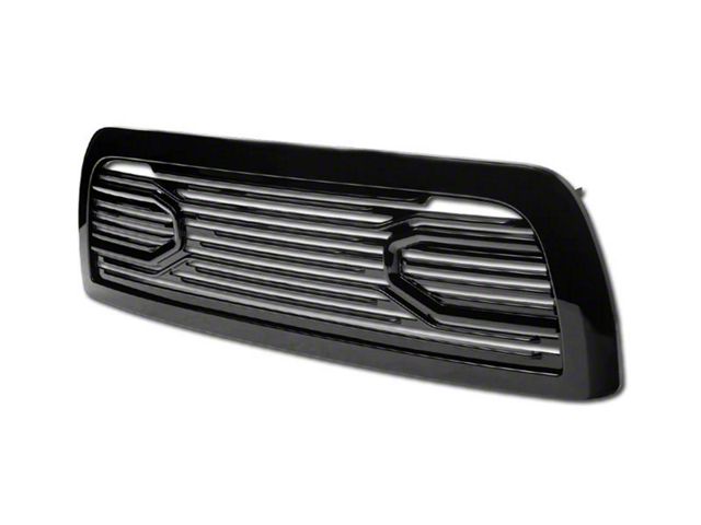 Armordillo OE Style Upper Replacement Grille; Gloss Black (10-18 RAM 2500)