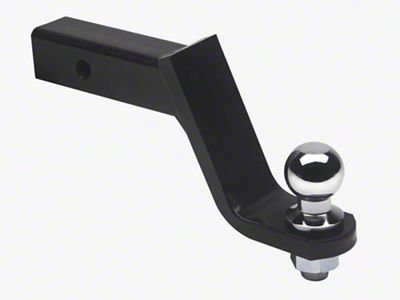 2-Inch Receiver Hitch Ball Mount; 5-Inch Drop (Universal; Some Adaptation May Be Required)