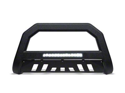 Armordillo AR Series Bull Bar with LED Light Bar; Textured Black (10-18 RAM 3500)