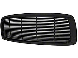 Horizontal Style Upper Replacement Grille; Black (03-05 RAM 3500)