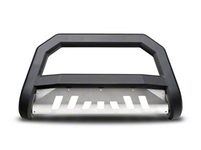 Armordillo AR Series Bull Bar with Aluminum Skid Plate; Matte Black (99-06 Sierra 1500)