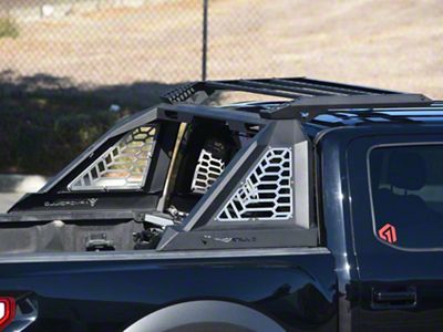 Armordillo CR-X Rack Chase Rack; Matte Black (99-24 Sierra 1500)