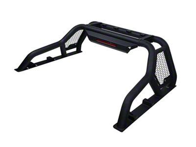 Armordillo CR1 Chase Rack with 3rd Brake Light; Matte Black (99-24 Sierra 1500)