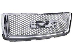 Armordillo Denali Style Upper Replacement Grille; Chrome (07-13 Sierra 1500)