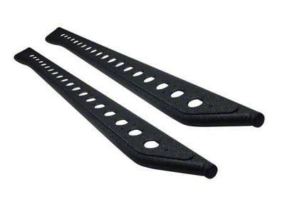 Armordillo RS Series Running Boards; Textured Black (19-25 Sierra 1500 Crew Cab)