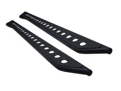 Armordillo RS Series Running Boards; Textured Black (19-24 Sierra 1500 Crew Cab)