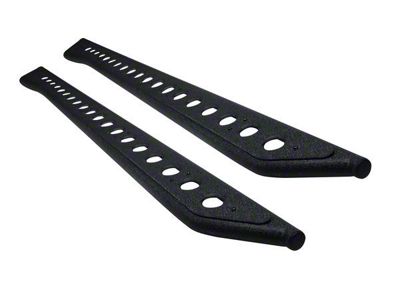 RS Series Running Boards; Textured Black (20-25 Sierra 2500 HD Crew Cab)