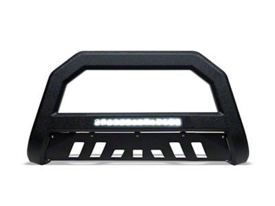 Armordillo AR Series Bull Bar with LED Light Bar; Textured Black (11-18 Sierra 3500 HD)