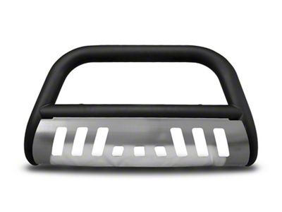 Armordillo Classic Bull Bar with Aluminum Skid Plate; Matte Black (07-10 Sierra 3500 HD)