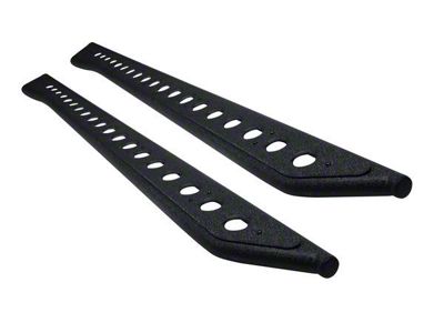 Armordillo RS Series Running Boards; Textured Black (20-24 Sierra 3500 HD Crew Cab)