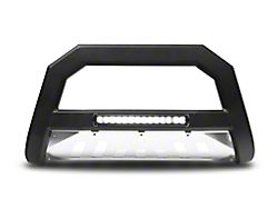 Armordillo AR Series Bull Bar with Aluminum Skid Plate and LED Light Bar; Matte Black (19-23 Silverado 1500, Excluding ZR2)