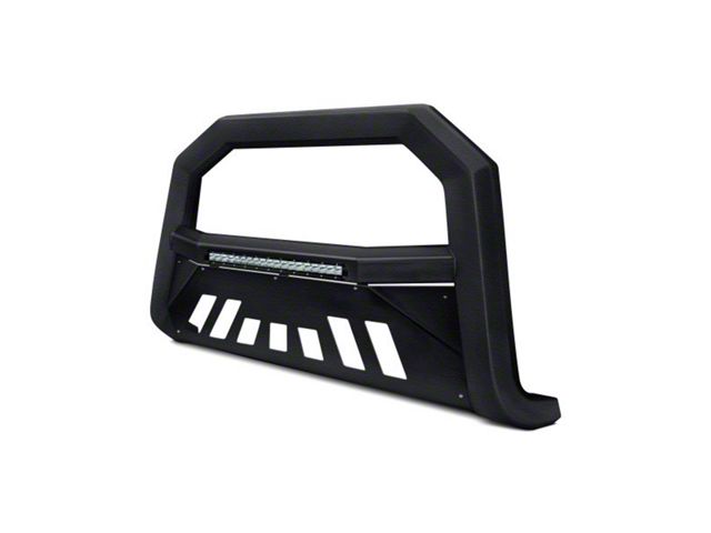 Armordillo AR Series Bull Bar with LED Light Bar; Textured Black (99-06 Silverado 1500)